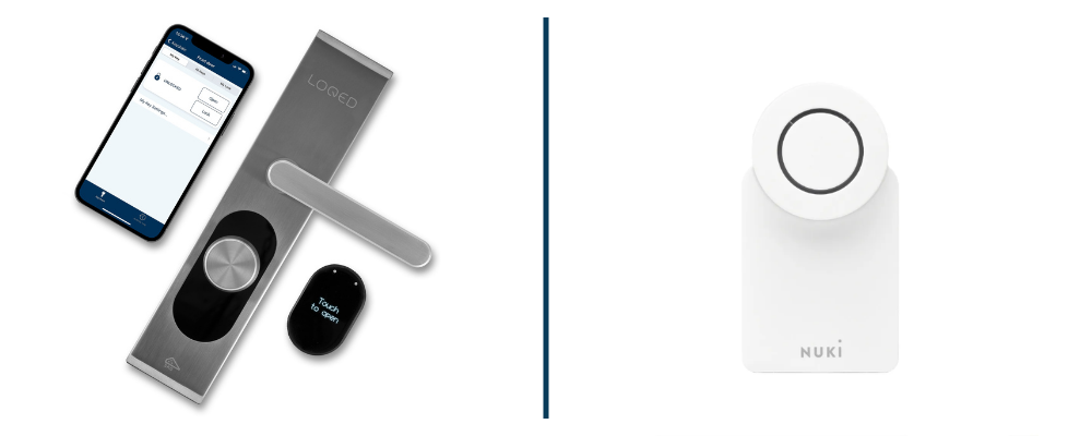 LOQED Touch vs Nuki 3.0 smart lock comparison